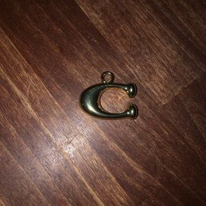 Coach Gold Toned Charm